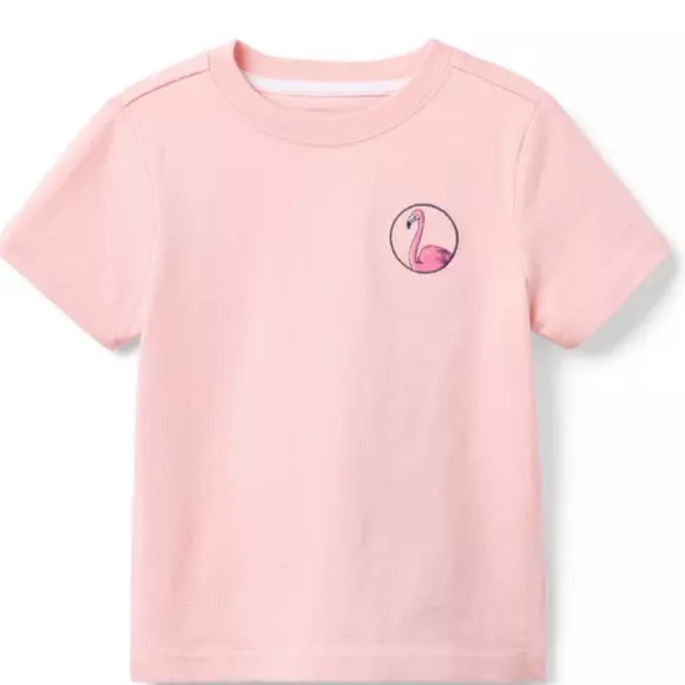NWT-  Flamingo Pink Tee by Janie and Jack
